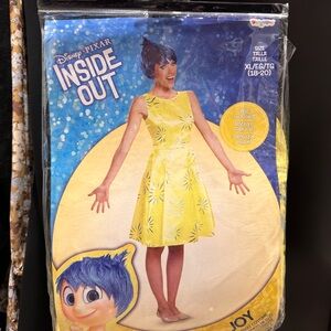 Adult Inside Out Joy Costume - Yellow